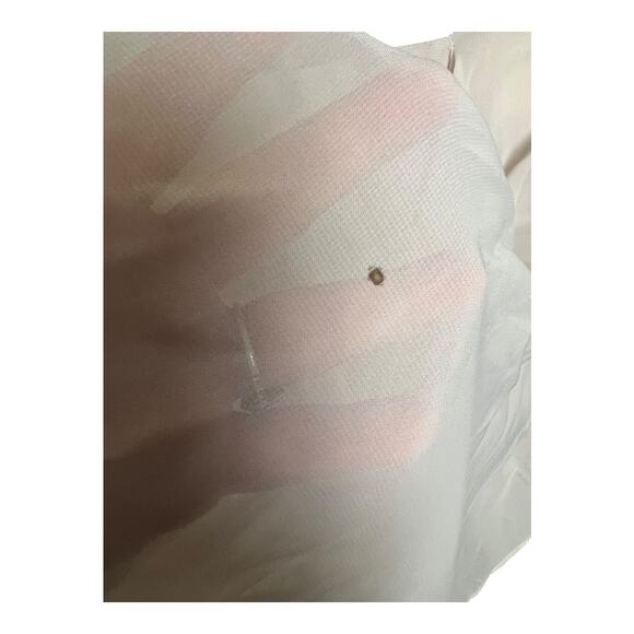 Arden B Strapless Women’s Dress Medium Black Pink High Low Chiffon Ruffle Hem - Picture 7 of 11